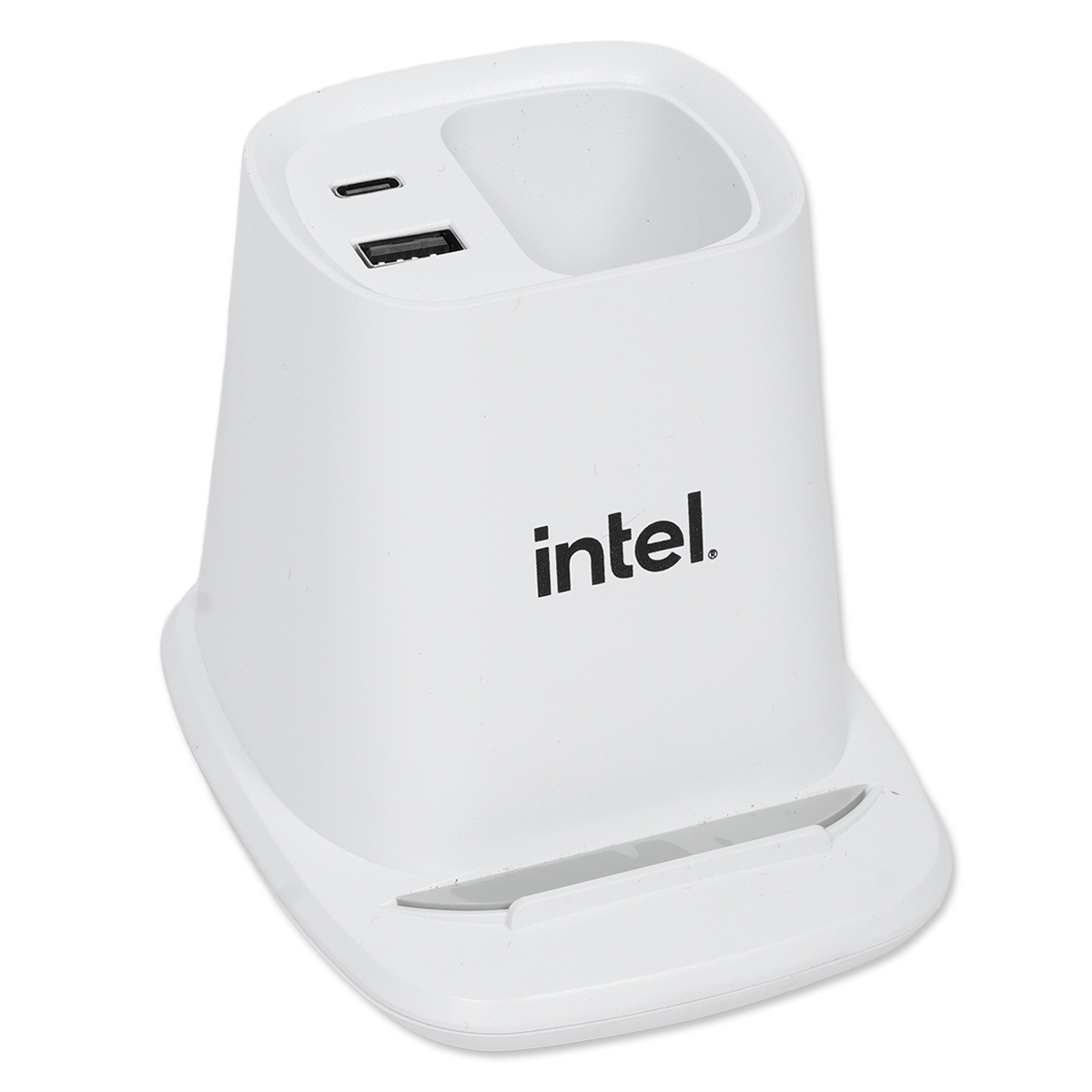 Wireless Charging Stand with Dual Ports & Pen Hold